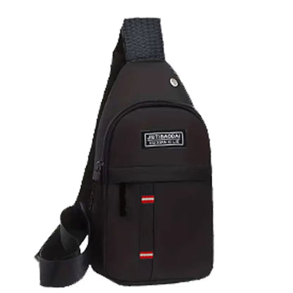 Chest Bag Men'S One Shoulder Crossbody Bag Large Capacity Outdoor Sports and Leisure Fashion Small Shoulder Bag Large Capacit