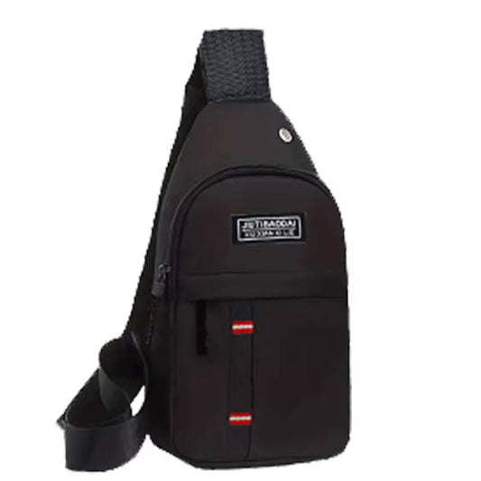 Chest Bag Men'S One Shoulder Crossbody Bag Large Capacity Outdoor Sports and Leisure Fashion Small Shoulder Bag Large Capacit