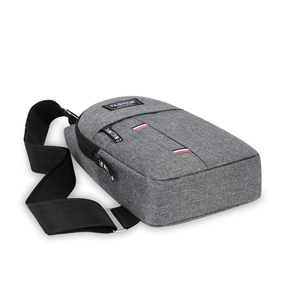 Chest Bag Men'S One Shoulder Crossbody Bag Large Capacity Outdoor Sports and Leisure Fashion Small Shoulder Bag Large Capacit